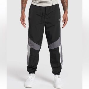 NWOT Gymshark Retro Track Pants L Black/Gray